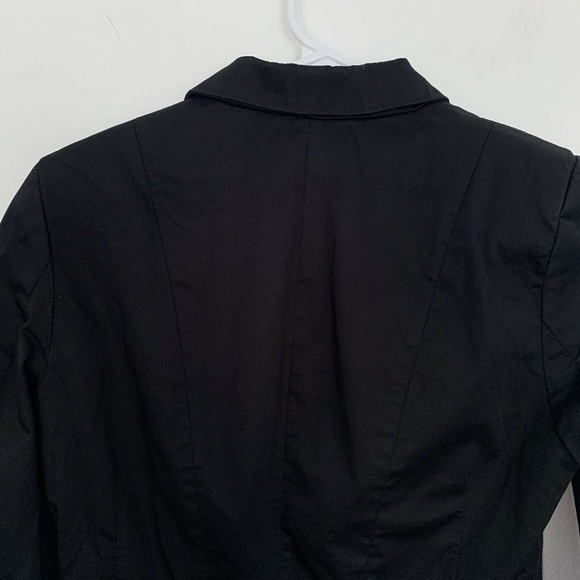 H&M Blazer Womens Size 6 Black Single Button Business Suit Jacket Lined - Picture 5 of 6